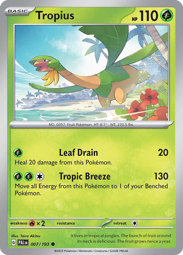 007/193 - Tropius - [Common] - Reverse Holo