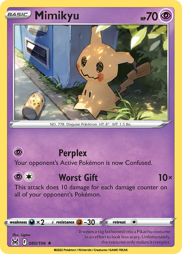 080/196 - Mimikyu - Reverse Holo - [Rare]