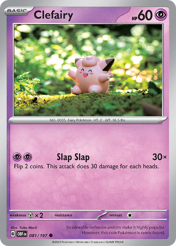 081/197 - Clefairy - [Common] - Reverse Holo