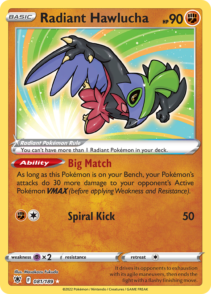 081/189 - Radiant Hawlucha - [Radiant Rare]