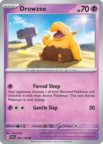 082/198 - Drowzee - [Common] - Reverse Holo