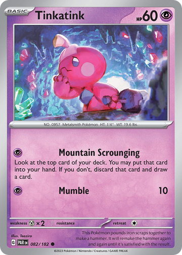 082/182 - Tinkatink - [Common] - Reverse Holo