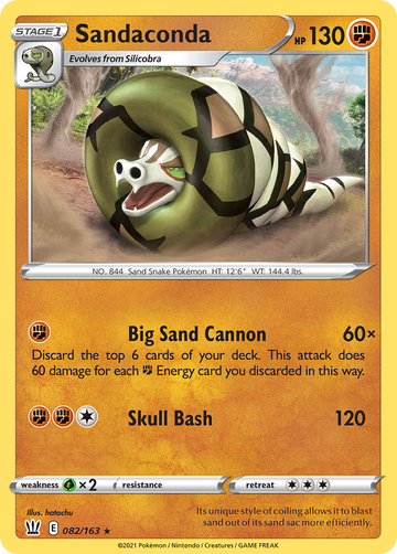 082/163 - Sandaconda - [Rare Holo]