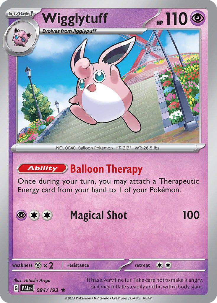 084/193 - Wigglytuff - [Rare] - Reverse Holo