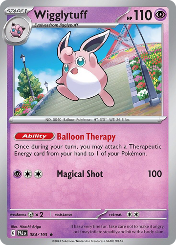 084/193 - Wigglytuff - [Rare] - Reverse Holo