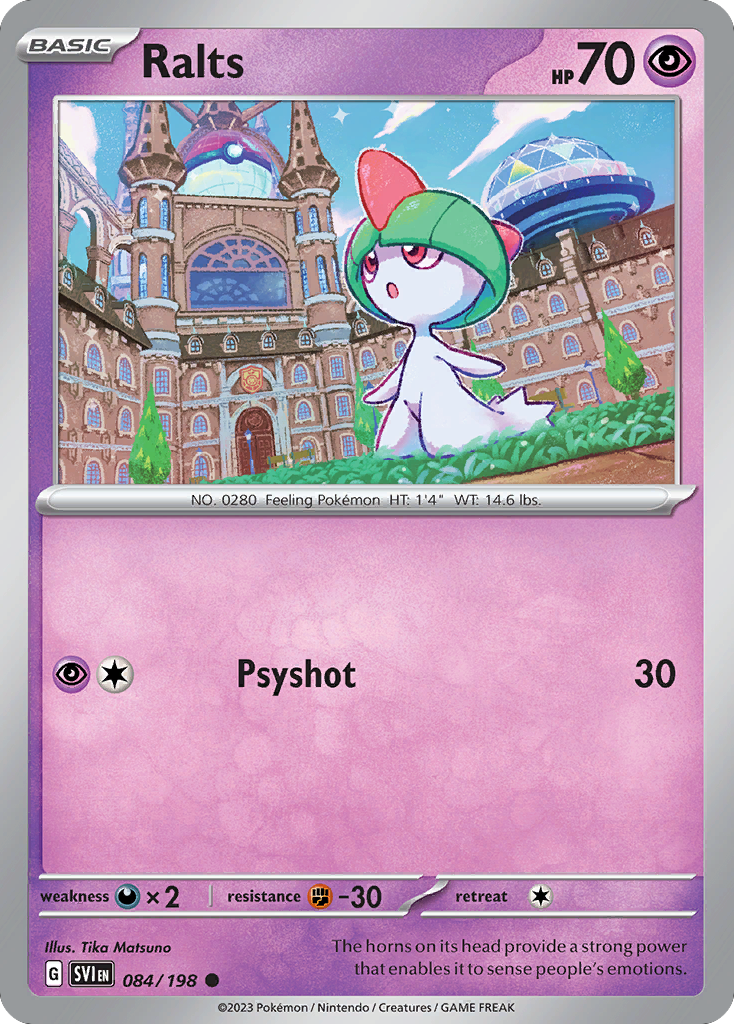084/198 - Ralts - [Common] - Reverse Holo