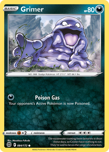 084/172 - Grimer - Reverse Holo - [Common]