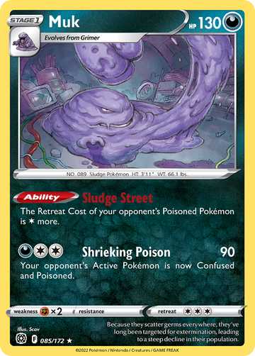 085/172 - Muk - Reverse Holo - [Rare]