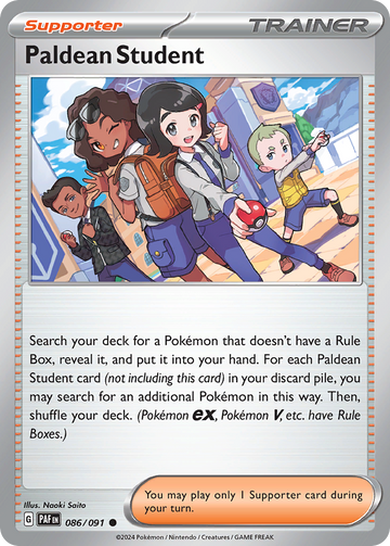 086/091 - Paldean Student - [Common] - [Reverse Holo]