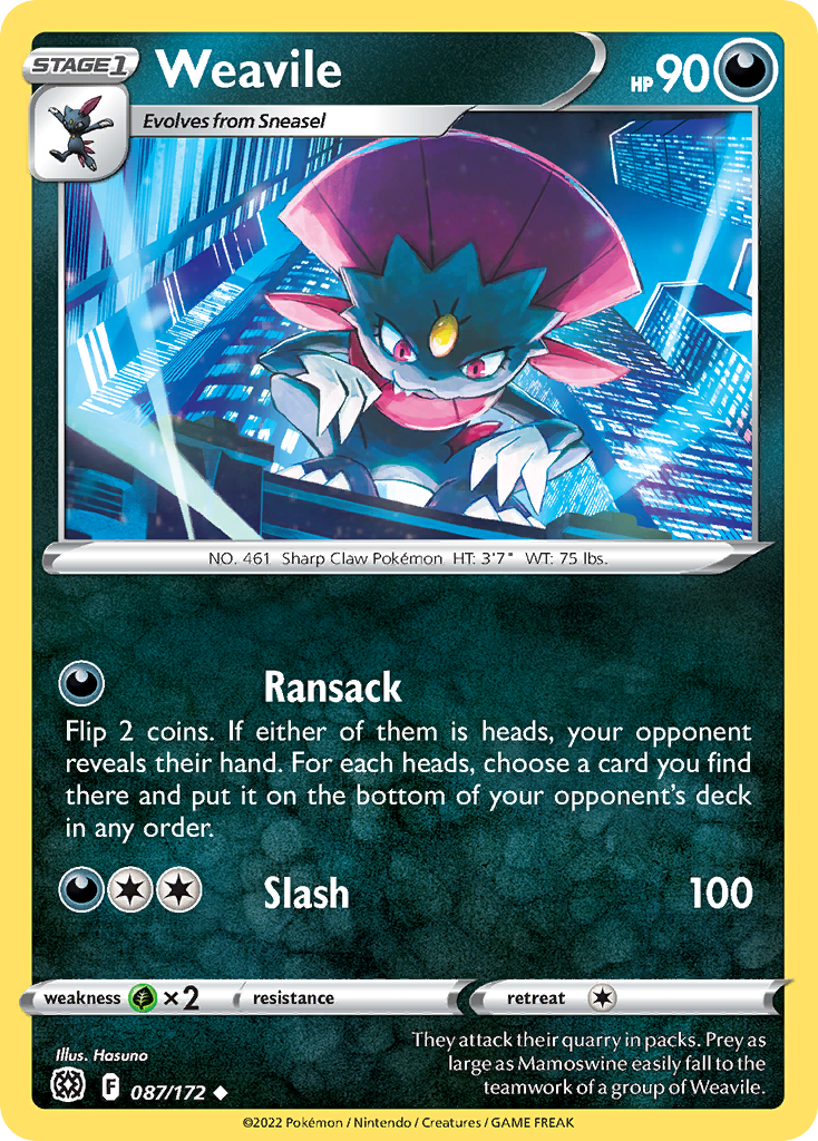 087/172 - Weavile - [Uncommon]