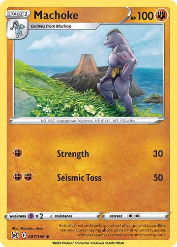 087/196 - Machoke - Reverse Holo - [Uncommon]