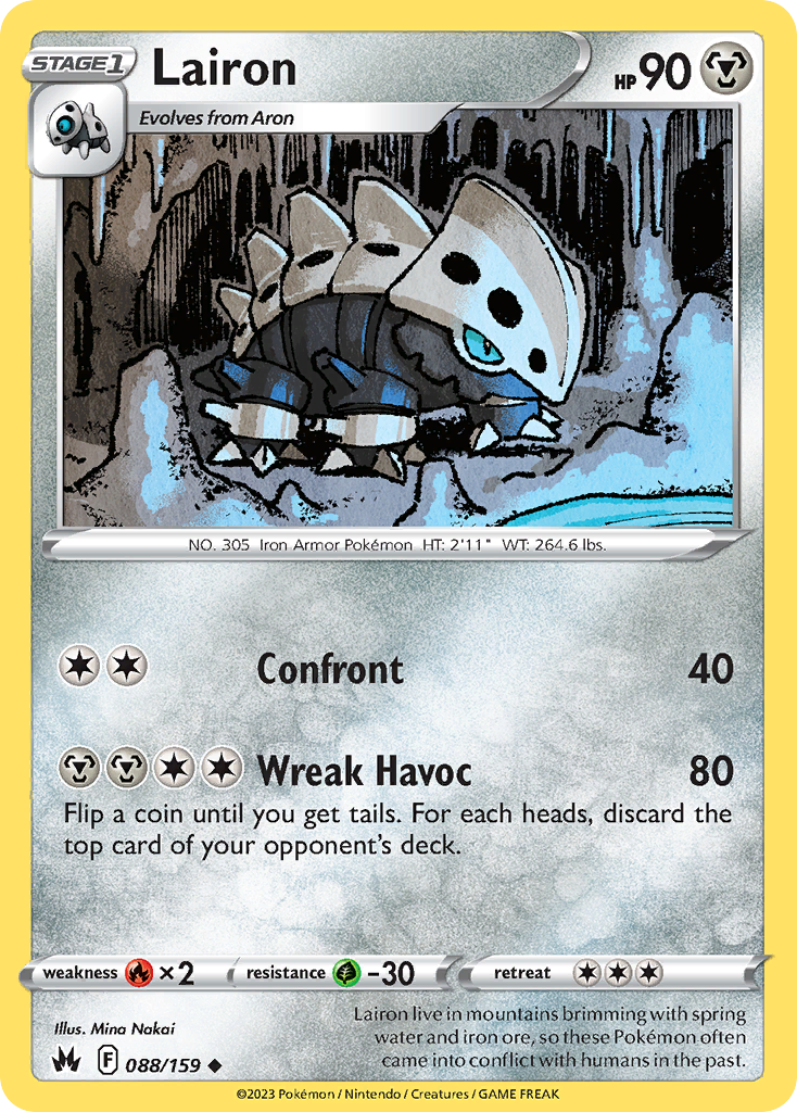 088/159 - Lairon - [Uncommon] - Reverse Holo