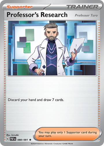 088/091 - Professor's Research - [Rare] - [Reverse Holo]