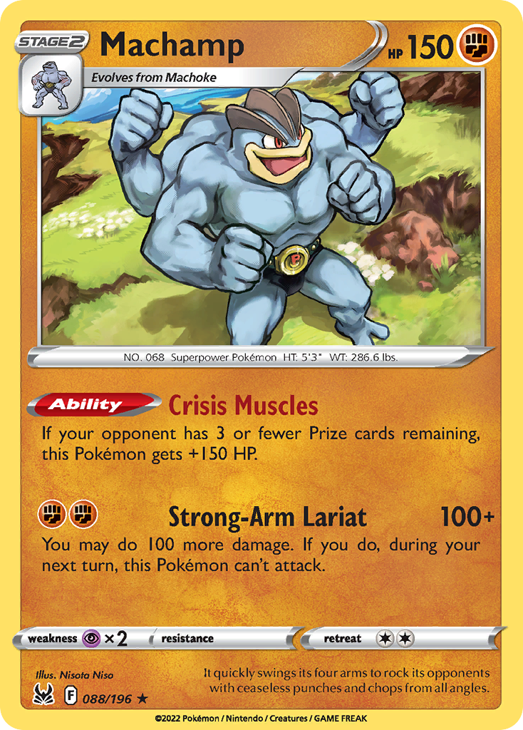 088/196 - Machamp - [Rare Holo]