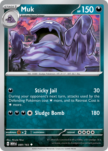 089/165 - Muk - [Uncommon] - Reverse Holo