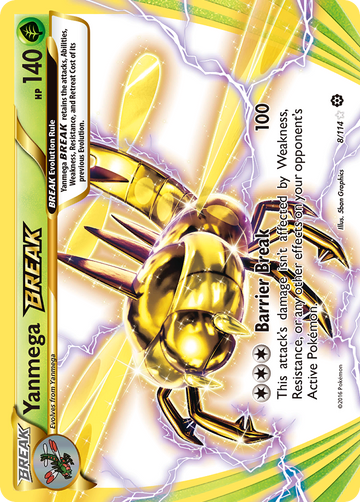 8/114 - Yanmega BREAK - [Rare BREAK]