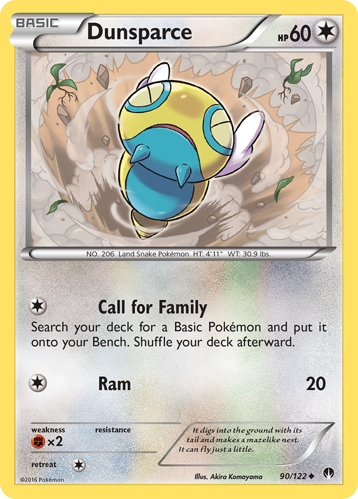 90/122 - Dunsparce - [Uncommon]