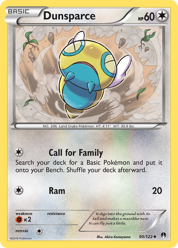 90/122 - Dunsparce - [Uncommon]