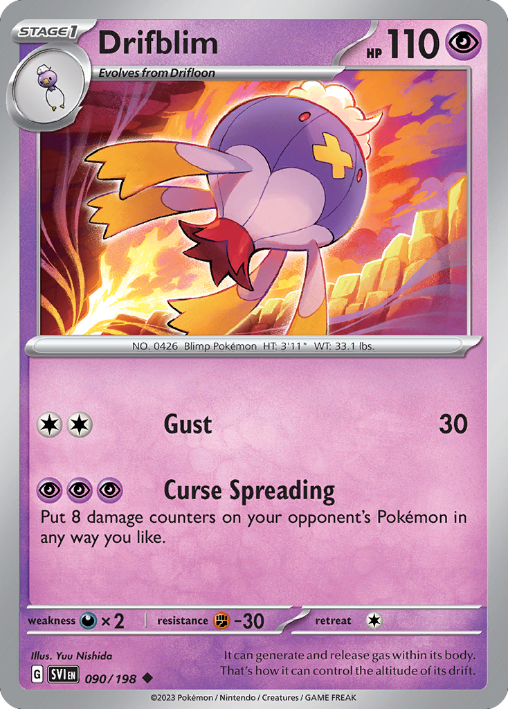 090/198 - Drifblim - [Uncommon] - Reverse Holo