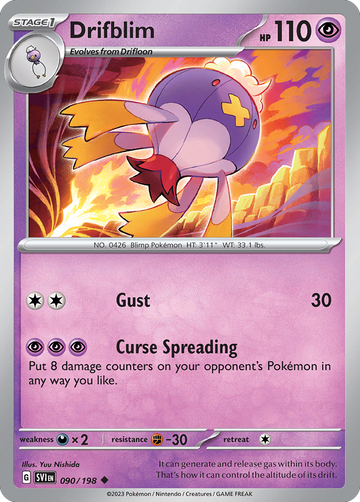 090/198 - Drifblim - [Uncommon] - Reverse Holo