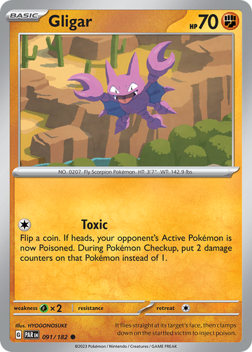 091/182 - Gligar - [Common] - Reverse Holo