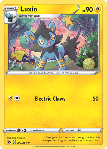 092/264 - Luxio - [Uncommon] - Reverse Holo