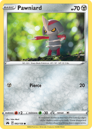 092/159 - Pawniard - [Common] - Reverse Holo