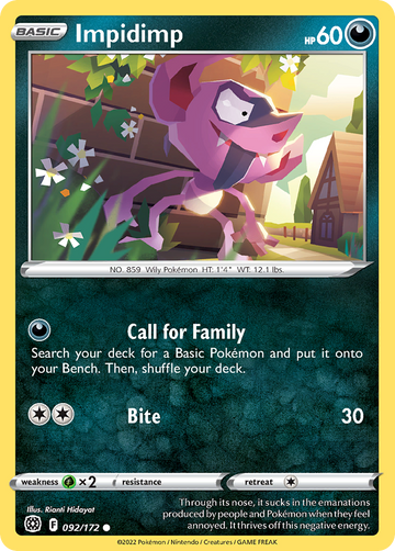 092/172 - Impidimp - Reverse Holo - [Common]