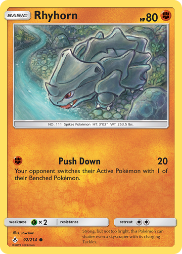 092/214 - Rhyhorn - [Common]