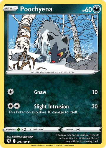 095/189 - Poochyena - Reverse Holo - [Common]