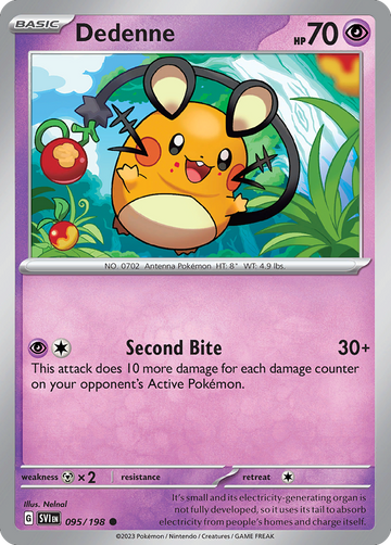 095/198 - Dedenne - [Common] - Reverse Holo