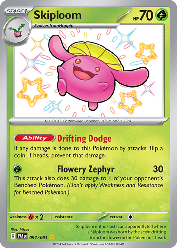 097/091 - Skiploom - [Shiny Rare]