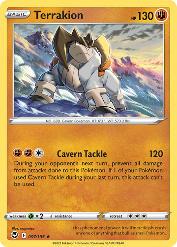 097/195 - Terrakion - [Rare Holo]