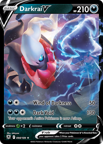 098/189 - Darkrai V - [Rare Holo V]