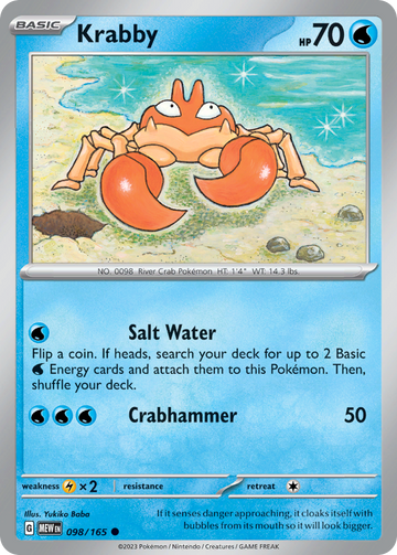 098/165 - Krabby - [Common]