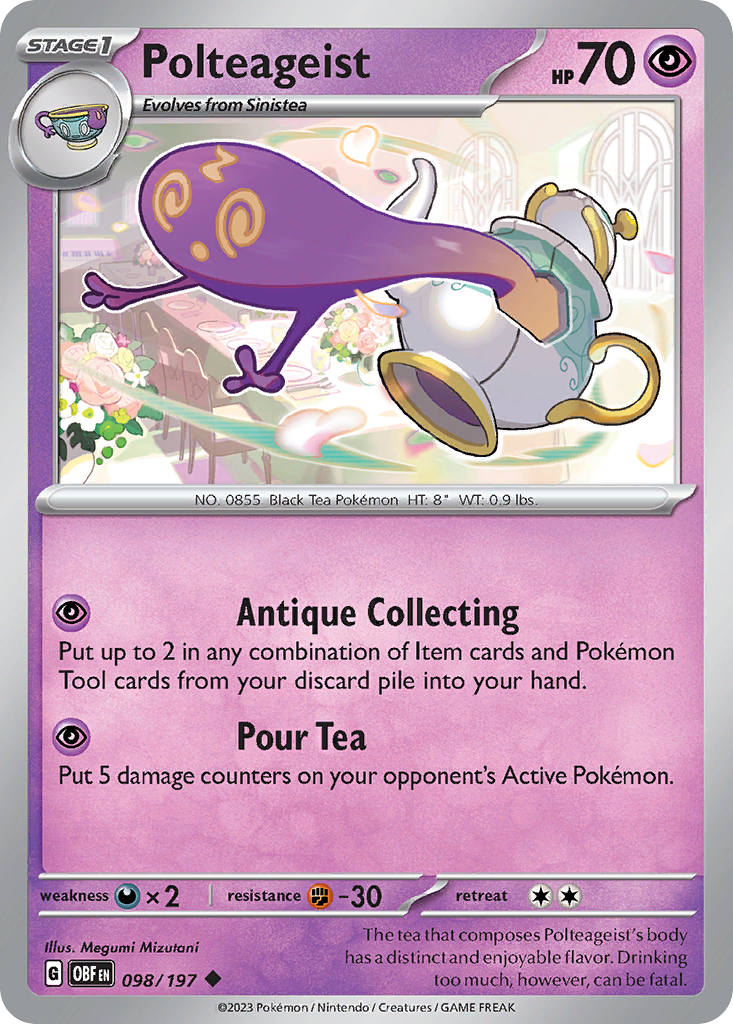 098/197 - Polteageist - [Uncommon] - Reverse Holo