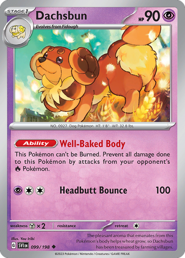 099/198 - Dachsbun - [Uncommon] - Reverse Holo