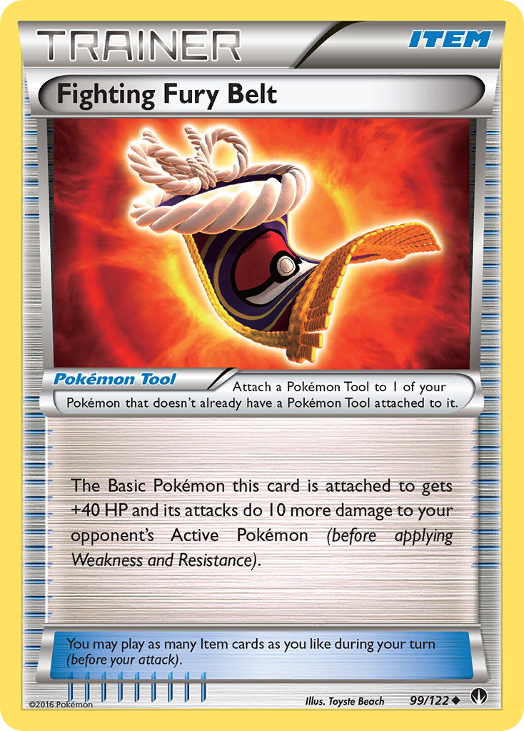 99/122 - Fighting Fury Belt - [Uncommon]