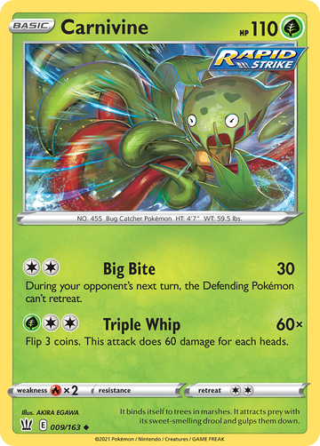 009/163 - Carnivine - [Uncommon]