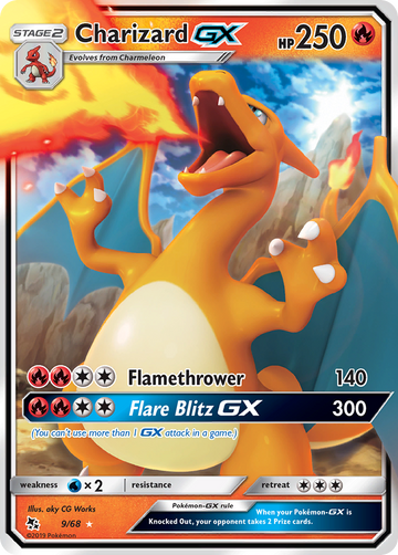 9/68 - Charizard-GX - [Rare Holo GX]