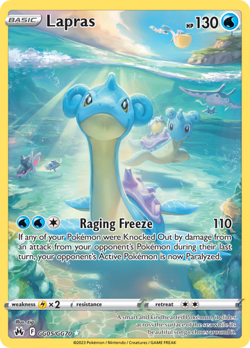 GG05/GG70 - Lapras - [Trainer Gallery Rare Holo]