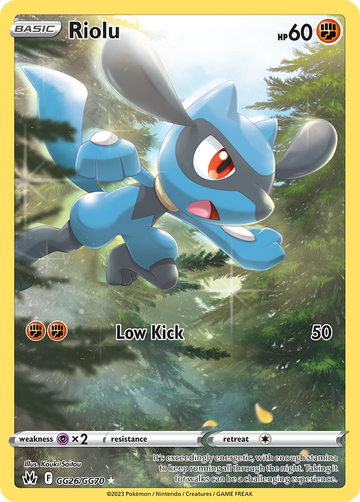 GG26/GG70 - Riolu - [Trainer Gallery Rare Holo]