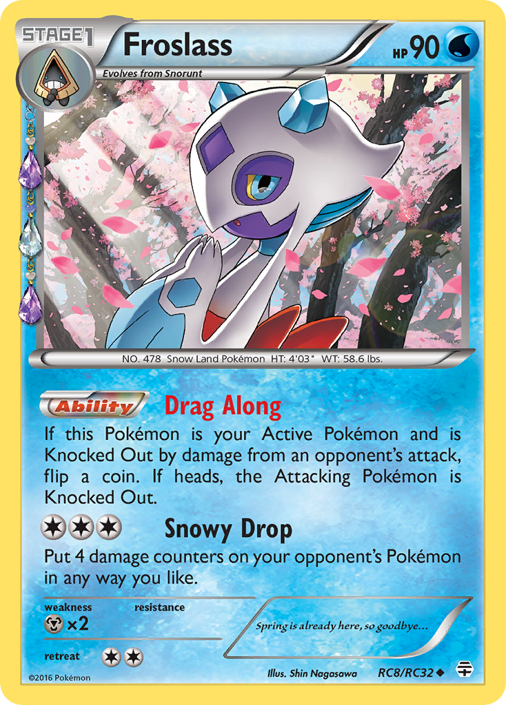 RC8/RC32 - Froslass - [Uncommon] - Reverse Holo