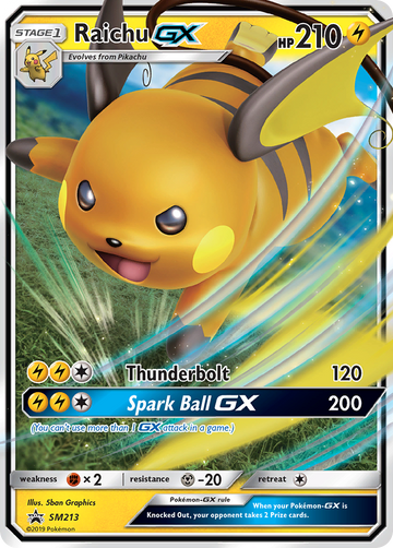 SM213 - Raichu-GX - [Promo]