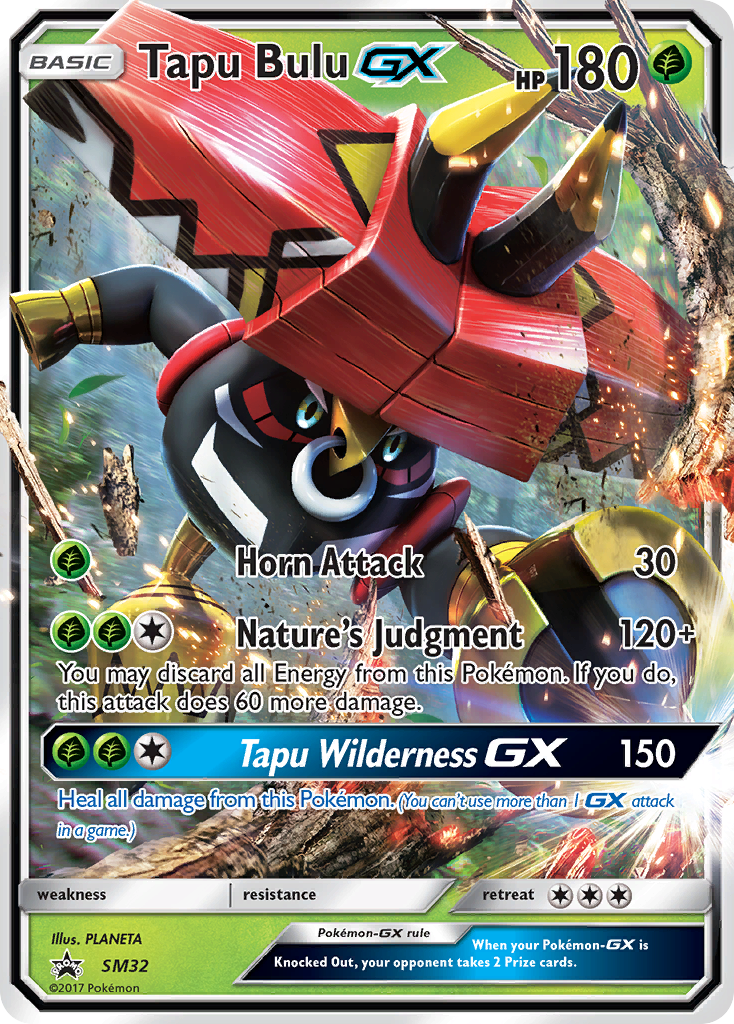 Pokémonkaart SM32 - Tapu Bulu-GX - SM Black Star Promos - [Promo]