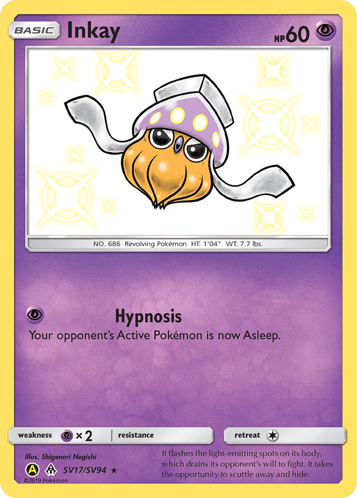 Pokémonkaart SV17/V94 - Inkay - Shiny Vault - [Rare Shiny]