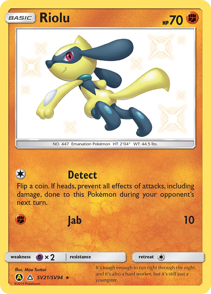 Pokémonkaart SV21/V94 - Riolu - Shiny Vault - [Rare Shiny]