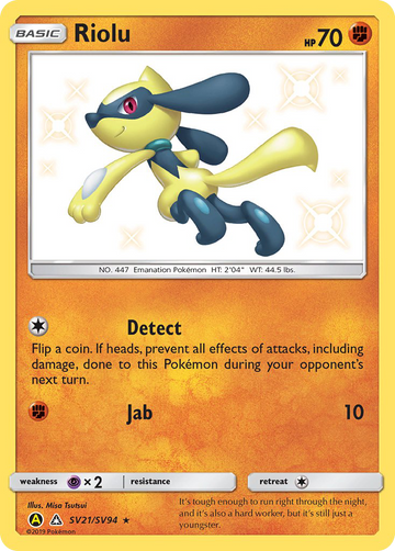 Pokémonkaart SV21/V94 - Riolu - Shiny Vault - [Rare Shiny]