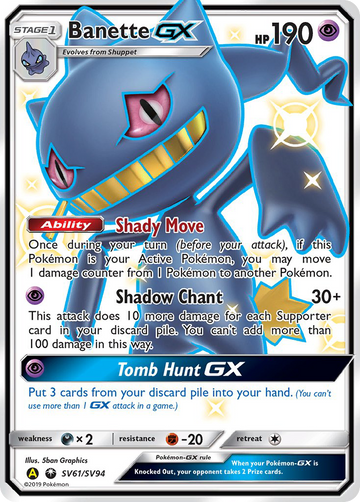 SV61/V94 - Banette-GX - [Rare Shiny GX]