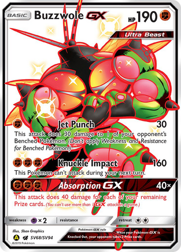 SV68/V94 - Buzzwole-GX - [Rare Shiny GX]